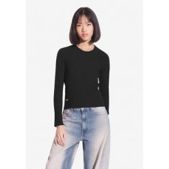 Koszulka sportowa damska Prosto Bamboo z długim rękawem. Czarne koszulki sportowe damskie Prosto., bez wzorów, bez kołnierzyka, bez ramiączek. Za 184.99 zł.
