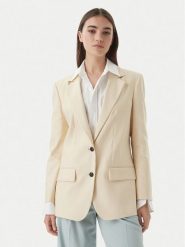 HUGO Marynarka Anetali 50560000 Beżowy Oversize. Brązowe żakiety damskie Hugo, bez wzorów, z syntetyku. Za 1,349.00 zł.