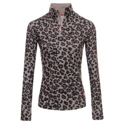 Bluza narciarska Damska Gareth & Lucas Forty-Five. Brązowe bluzy damskie GARETH & LUCAS, xs, bez wzorów, z elastanu, bez kaptura, narciarskie. Za 229.99 zł.