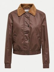 ONLY Kurtka z imitacji skóry Mountain 15335923 Brązowy Regular Fit. Brązowe kurtki damskie Only, m, bez wzorów, ze skóry, bez kaptura. Za 139.99 zł.