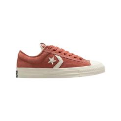 Buty Converse Star Player 76 Retro Sneakers Pomarańczowe. Brązowe trampki męskie Converse, bez wzorów, z zamszu, retro, bez zapięcia. Za 361.70 zł.
