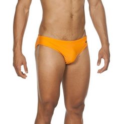 Kąpielówki męskie slipy kąpielowe treningowe na basen Arena Santamarias. Brązowe kąpielówki męskie Arena, m, bez wzorów, do pływania. Za 44.99 zł.