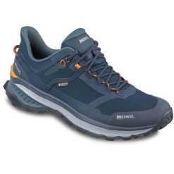 Buty sportowe męskie MEINDL Tahoma GTX z membraną Gore-Tex. Niebieskie trekkingi męskie Meindl, trekkingowe, gore-tex. Za 899.90 zł.