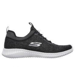 Buty treningowe sneakersy Skechers ELITE FLEX HARTNELL szare (52642BKGY). Szare trekkingi męskie Skechers, trekkingowe. Za 299.00 zł.