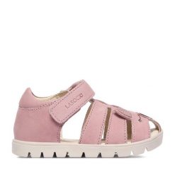 Sandały Lasocki Kids. Czerwone sandały dziewczęce Lasocki Kids, bez zapięcia. Za 129.99 zł.