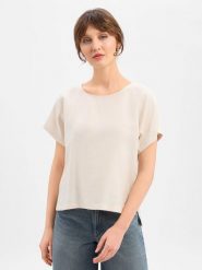 Drykorn Bluzka damska - Coramy Kobiety biały jednolity, 38. Białe bluzki damskie DRYKORN, bez wzorów, bez kołnierzyka, bez ramiączek. Za 499.95 zł.