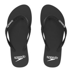 Klapki basenowe antypoślizgowe damskie Speedo Flip Flop. Niebieskie klapki damskie Speedo, bez wzorów. Za 79.99 zł.
