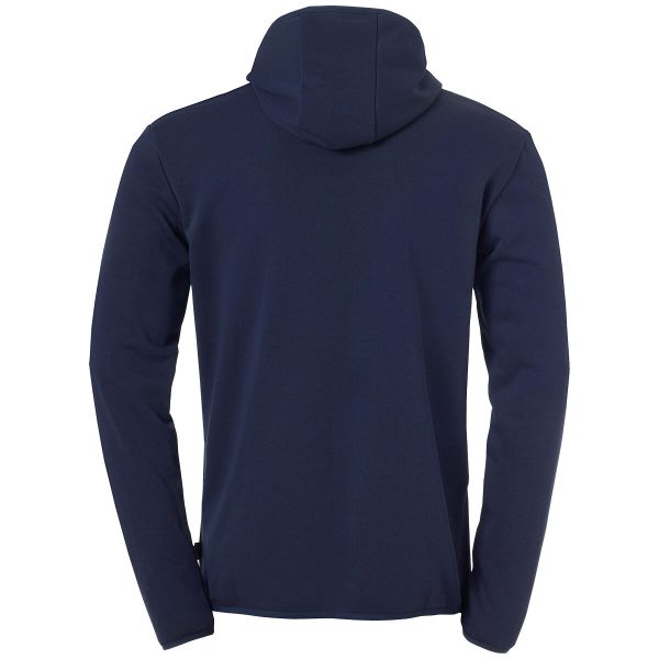 Bluza z kapturem Uhlsport Essential. Czarne bluzy męskie Uhlsport, xl, bez wzorów, z bawełny, z kapturem, na fitness i siłownię. Za 212.65 zł.