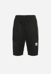 Czarne Szorty Dresowe z Zasuwanymi Kieszeniami Elawn. Czarne szorty męskie Born2be, m, bez wzorów, z dresówki. Za 24.99 zł.
