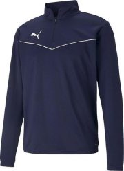 Puma Bluza męska Puma teamRISE 1 4 Zip Top Peacoat-Pu granatowa 657394 06 M. Bluzy męskie Puma, m, bez wzorów, bez kaptura. Za 154.94 zł.