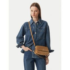 Torebka Tory Burch. Brązowe torebki do ręki damskie Tory Burch, bez wzorów, klasyczne, bez dodatków. Za 2,189.00 zł.