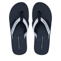 Japonki Tommy Hilfiger. Niebieskie klapki męskie Tommy Hilfiger. Za 169.99 zł.