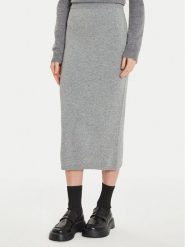 ViCOLO Spódnica midi 22085S Szary Regular Fit. Szare spódnice damskie ViCOLO, l, bez wzorów, z wiskozy, midi. Za 199.99 zł.