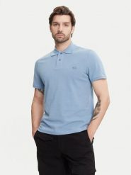 Moose Knuckles Polo Everett M34MT712 Niebieski Slim Fit. Niebieskie koszulki polo męskie Moose Knuckles, m, bez wzorów, z bawełny, bez ramiączek. Za 419.99 zł.
