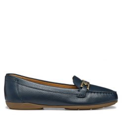 Mokasyny Geox. Niebieskie mokasyny damskie Geox. Za 309.99 zł.