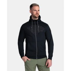 Męska bluza z kapturem Kilpi ADELAN-M. Czarne bluzy męskie Kilpi, m, bez wzorów, z kapturem. Za 189.67 zł.