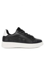 HUGO Sneakersy G00533 M Czarny. Czarne buty sportowe chłopięce Hugo, bez wzorów, ze skóry, bez zapięcia. Za 519.99 zł.