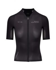 Koszulka rowerowa damska X-Bionic Corefusion Aero Jersey SS Black. Czarne koszulki sportowe damskie X Bionic, s, bez wzorów, z jersey, bez kołnierzyka, bez ramiączek, na fitness i siłownię. Za 525.00 zł.