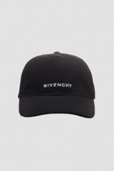 GIVENCHY Czarna czapka z daszkiem Curved. Czarne czapki i kapelusze męskie Givenchy, bez wzorów. W wyprzedaży za 1,509.99 zł.
