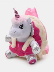 Plecak jednorożec w kształcie pączka - wielobarwny. Torby i plecaki dziecięce Sinsay. Za 39.99 zł.