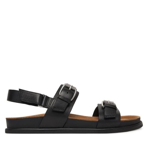 Sandały Vagabond Shoemakers. Czarne sandały damskie Vagabond Shoemakers, bez wzorów, bez obcasa, na płaskiej podeszwie, bez zapięcia. Za 539.99 zł.