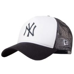 Czapka Trucker New Era MLB New York Yankees. Białe czapki i kapelusze męskie New Era, bez wzorów, z bawełny, sportowe. Za 139.99 zł.
