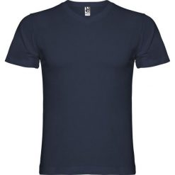 Męska Koszulka Samoyedo Z Dekoltem V. Niebieskie koszulki sportowe męskie ROLY, l, bez wzorów, bez kołnierzyka, bez ramiączek, trekkingowe. Za 36.99 zł.