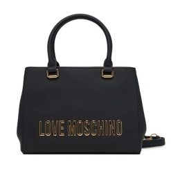 Torebka LOVE MOSCHINO. Czarne torebki do ręki damskie Love Moschino, bez wzorów, klasyczne, bez dodatków. Za 759.99 zł.