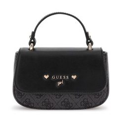 Torebka Guess. Czarne torebki do ręki damskie Guess, z aplikacjami, klasyczne, bez dodatków. Za 634.99 zł.