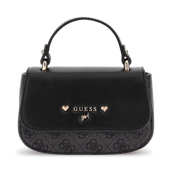 Torebka Guess. Czarne torebki do ręki damskie Guess, z aplikacjami, klasyczne, bez dodatków. Za 634.99 zł.