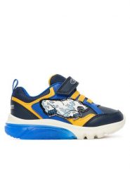Geox Sneakersy J Ciberdron J56LBB 054CE C0657 M Granatowy. Niebieskie buty sportowe chłopięce Geox, bez wzorów, ze skóry, bez zapięcia. Za 189.99 zł.