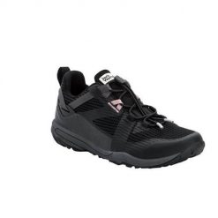 Buty do chodzenia damskie Jack Wolfskin Spirit Low. Czarne obuwie sportowe damskie Jack Wolfskin, bez wzorów, z materiału, trekkingowe. Za 644.00 zł.