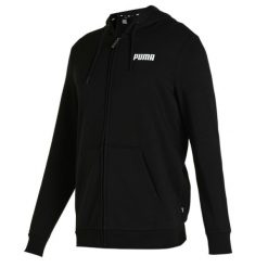 Bluza dresowa męska Puma ESS FZ. Czarne bluzy męskie Puma, m, bez wzorów, z dresówki, bez kaptura. Za 164.99 zł.
