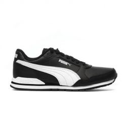Buty do chodzenia damskie Puma ST Runner V3 L JR. Białe obuwie sportowe damskie Puma, bez wzorów, z gumy, trekkingowe. Za 324.00 zł.
