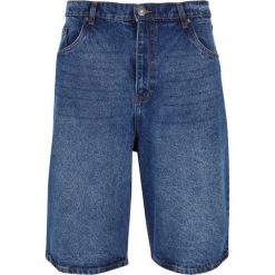 Shorty Męskie Denim Średniej Grubości 90's. Niebieskie krótkie spodenki sportowe męskie Urban Classics, m, bez wzorów, z denimu, trekkingowe. Za 137.99 zł.