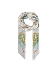 Guess Chusta AW5343 POL03 Zielony. Zielone czapki i kapelusze damskie Guess, z aplikacjami, z materiału. Za 219.99 zł.