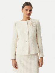 Rinascimento Marynarka CFC0128068003 Beżowy jasny Slim Fit. Brązowe żakiety damskie Rinascimento, l, bez wzorów, z bawełny. Za 869.99 zł.