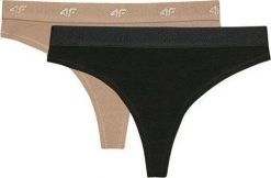Majtki damskie stringi 4F F031 2-pak multikolor 4FWMM00UPTSF031 90S M. Stringi damskie 4f, m, bez wzorów. Za 37.49 zł.