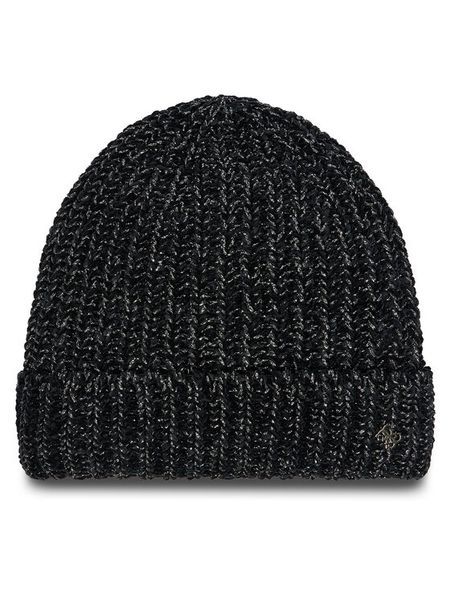 Guess Czapka J4BZ47 Z2QQ0 Czarny. Czarne buty zimowe dziewczęce Guess, z aplikacjami, z materiału. Za 69.99 zł.