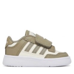 Sneakersy adidas. Zielone trampki i tenisówki chłopięce Adidas, bez wzorów, bez zapięcia. Za 119.99 zł.