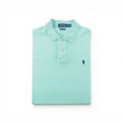 Polo Ralph Lauren koszulka męska z krótkim rękawem. Niebieskie koszulki sportowe męskie Ralph Lauren, na lato, l, bez wzorów, z materiału, bez kołnierzyka, bez ramiączek, na golfa. Za 127.76 zł.
