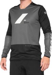 100% Koszulka męska 100% R-CORE X Jersey długi rękaw charcoal black roz. L (NEW 2021). Czarne bluzki z długim rękawem męskie 100%, l, bez wzorów, z jersey, bez kołnierzyka. Za 240.24 zł.