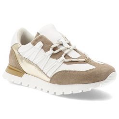 Białe Sneakersy Artiker Wygodne Sportowe Obuwie Damskie. Białe obuwie sportowe damskie Artiker, bez wzorów, z materiału. Za 279.00 zł.