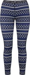 Odlo Lune Pant - Damskie legginsy trengowe, termoaktywne, granatowe, r. L. Bielizna termoaktywna damska Odlo, l, bez wzorów, bez ramiączek. Za 192.65 zł.