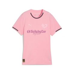 Palermo F.C. Replika damskiej koszulki domowej 25/26 PUMA. Czerwone t-shirty damskie Puma, l, bez wzorów, bez kołnierzyka. Za 349.00 zł.