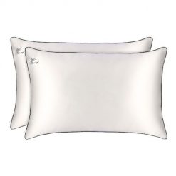 Slip - Komplet Poszewek Na Poduszkę Z Czystego Jedwabiu Queen - Pillowcase Duo Queen - Just Married - Dla Kobiet. Czarne trampki i tenisówki damskie Slip, bez wzorów, bez zapięcia. Za 969.00 zł.