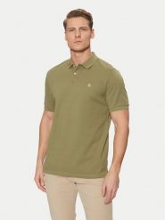 Marc O'Polo Polo B21223053092 Khaki Regular Fit. Brązowe koszulki polo męskie Marc O'Polo, m, bez wzorów, z bawełny, bez ramiączek. Za 179.99 zł.