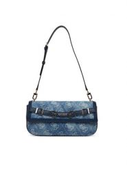 Guess Torebka Dovie HWDG99 09190 Niebieski. Niebieskie torebki do ręki damskie Guess, z aplikacjami, z materiału, bez dodatków. Za 659.99 zł.