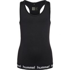 Dziecięcy tank top Hummel hmlnanna. Czarne t-shirty i topy dla dziewczynek Hummel, bez wzorów, z dżerseju, bez ramiączek. Za 136.00 zł.