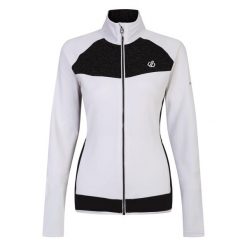 Damska Bluza Szybkoschnąca Elation II. Białe bluzy sportowe damskie Dare 2b, bez wzorów, bez kaptura, trekkingowe. Za 76.99 zł.